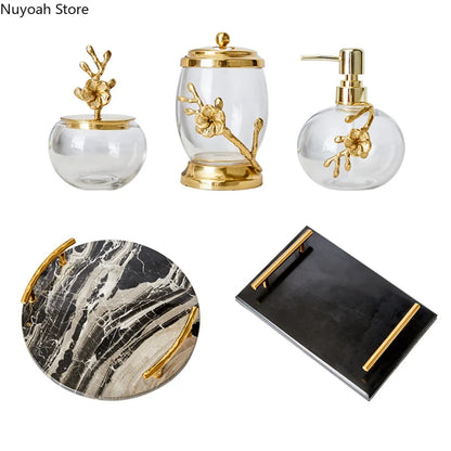 Luxury 4-Piece Bathroom Accessory Set