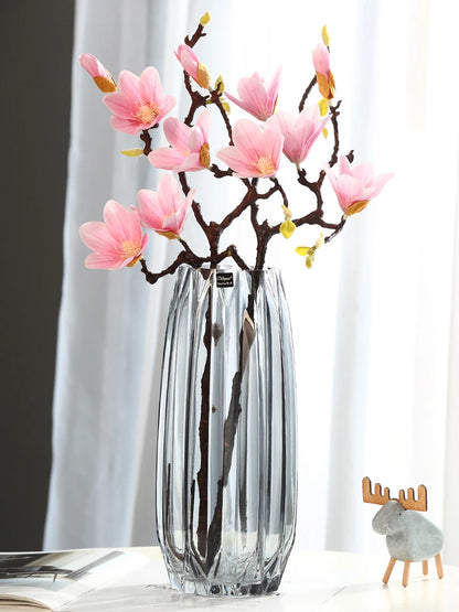 Creative Large Glass Bottle Table Top Vase(set of 2)