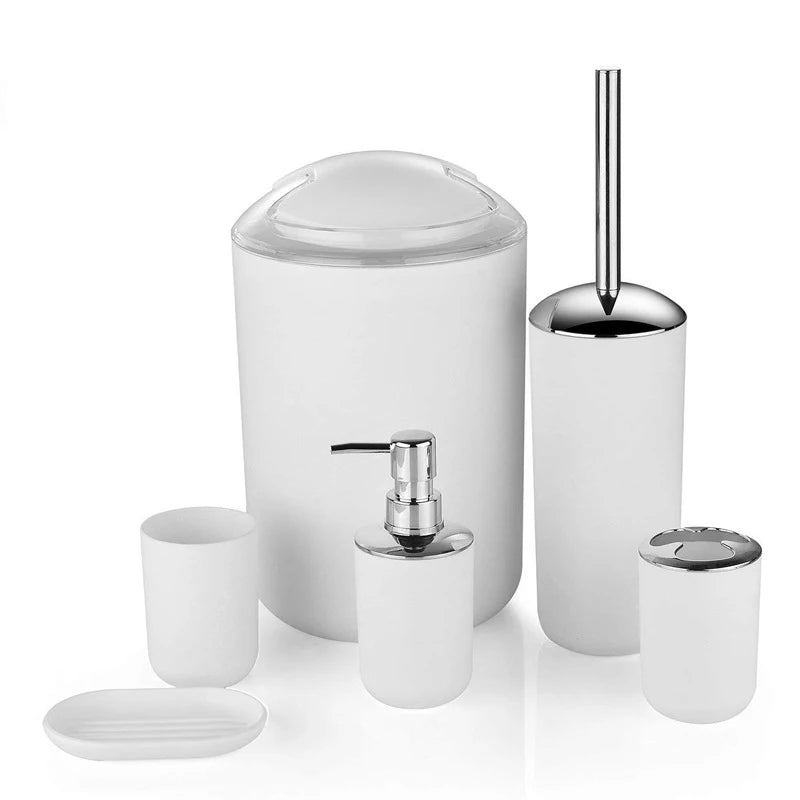 Modern 6-Piece Bathroom Accessories Set