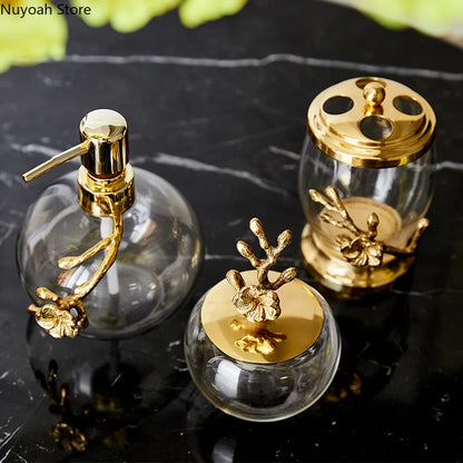 Luxury 4-Piece Bathroom Accessory Set