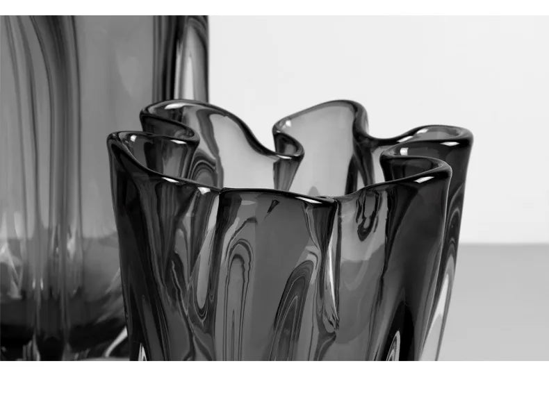 Creative & Simple Transparent Glass  Vases for Floral Decorations