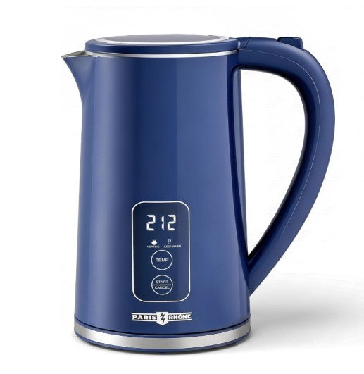 1.7L Temperature Control Electric Kettle with 6 Presets, LED Display & 4-Hour Keep Warm, temperature control electric kettle with stainless steel interior