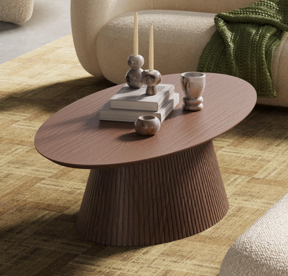 The best features of the Mid Century Modern Coffee Table highlighted in a trendy home environment.