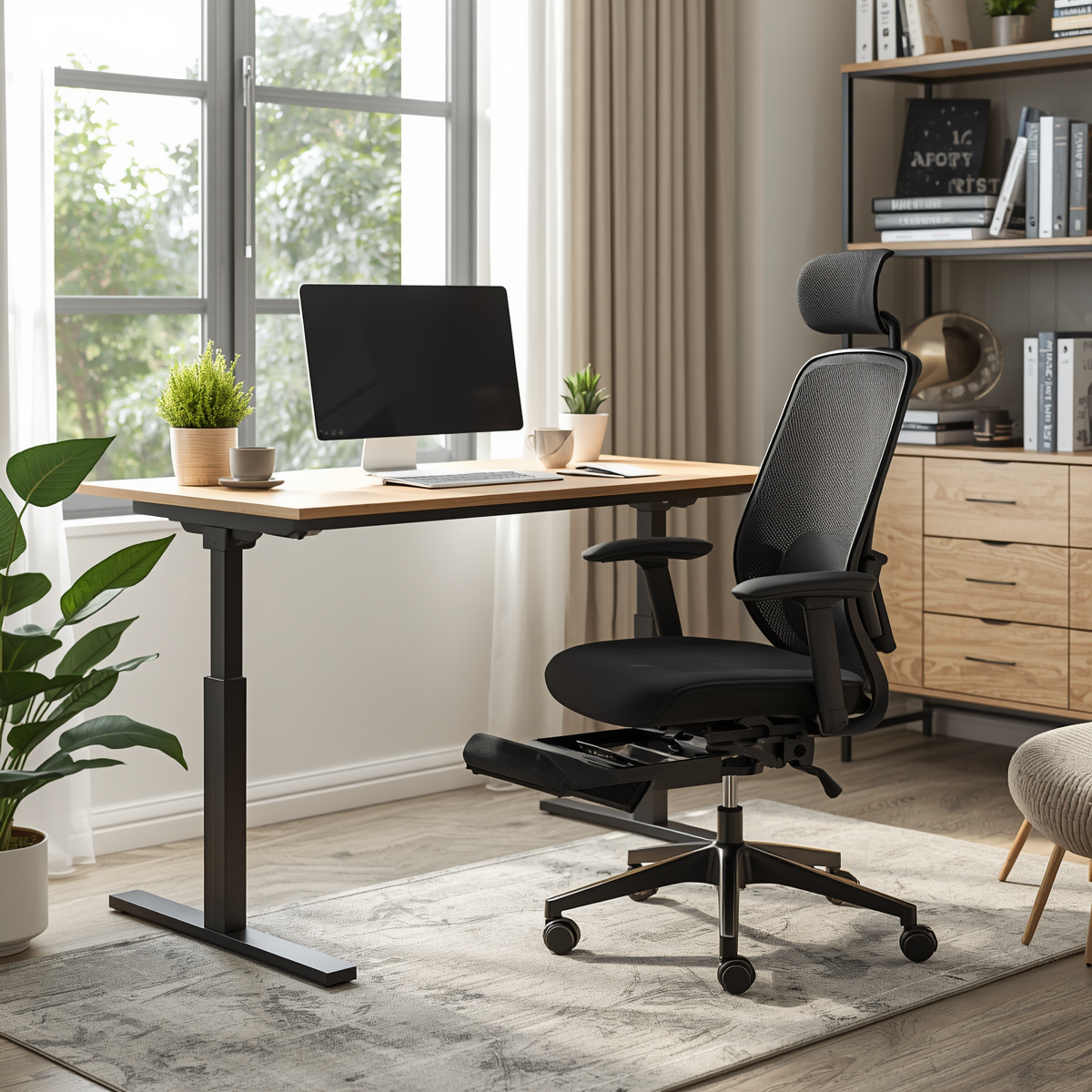 Overview of the features on the FlexiSpot ErgoX Premium Ergonomic Office Chair, highlighting its 400 lb weight capacity.