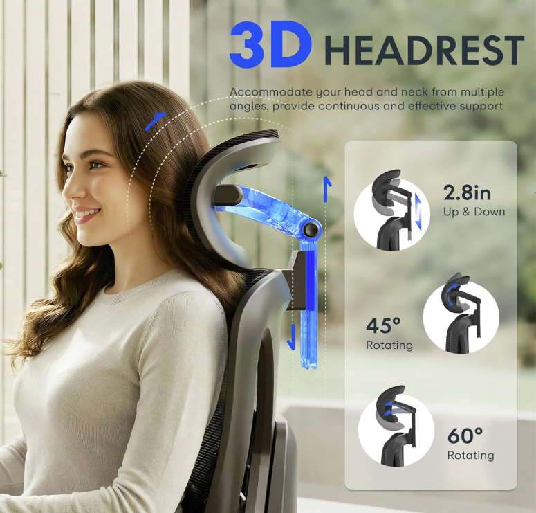 FlexiSpot ErgoX Premium Ergonomic Office Chair captured in a cozy home office environment, perfect for enhancing your productivity.