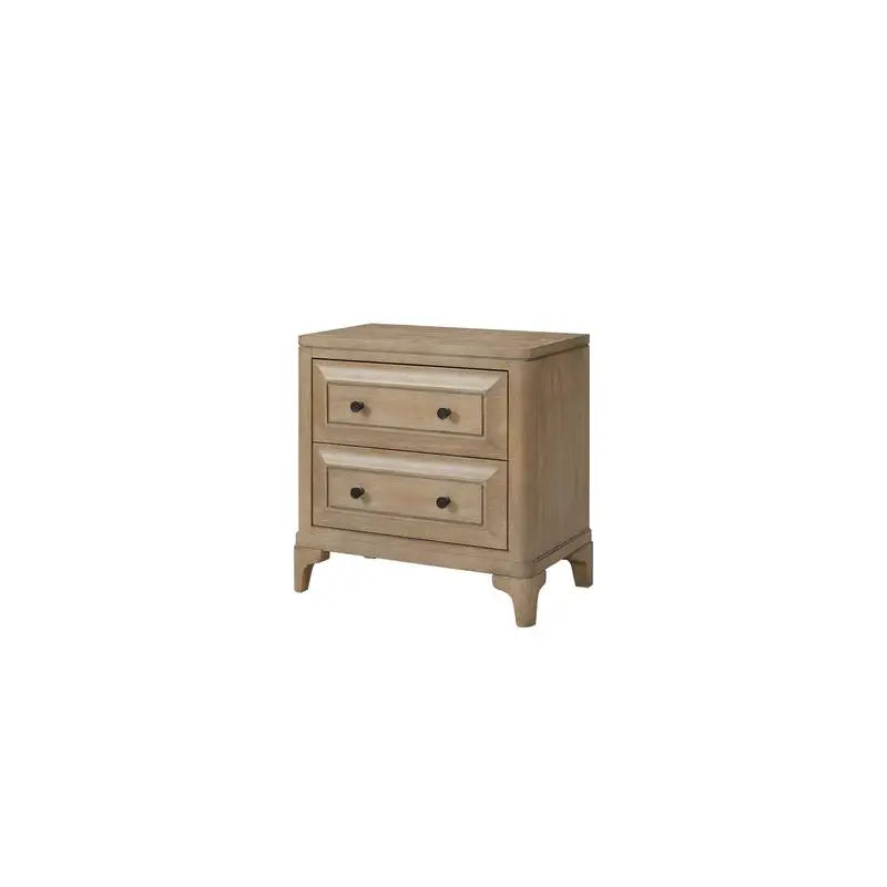 Wilmington Canopy Bedroom Set in Sand emphasizing the warm sand finish that blends with modern and transitional decor.