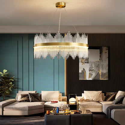 Modern LED Dimmable Crystal Chandelier