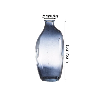 Retro Glass Flower Vase~Available in Three Captivating Colorways