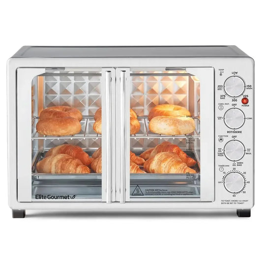 45L Countertop Convection/Rotisserie Oven With French Doors