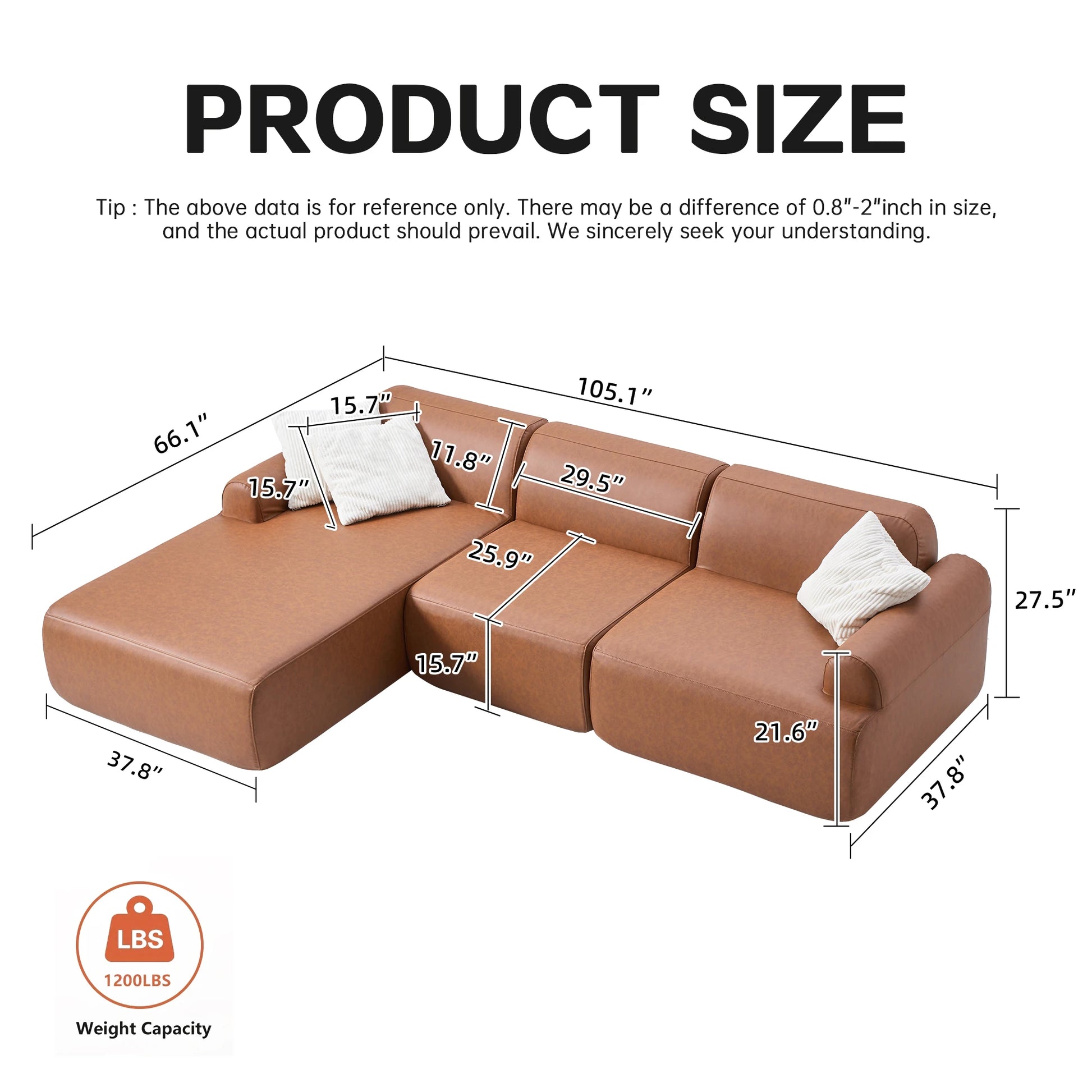 L-Shaped Modular Sofa with wide armrests and deep seating, demonstrating its comfort and stylish appeal for family gatherings.