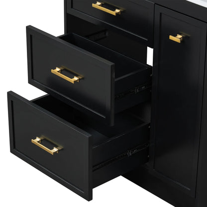 Classic 30" Bathroom Vanity Set w/Premium Ceramic Sink