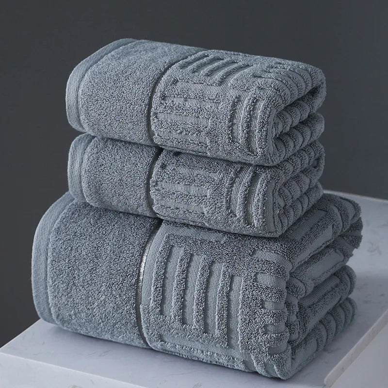 100% Cotton Soft Bath Towel Set