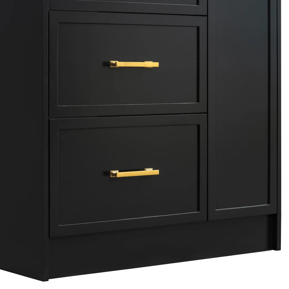 Classic 30" Bathroom Vanity Set w/Premium Ceramic Sink