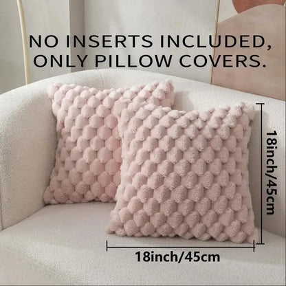 Decorative Soft Plush Pillow Covers 