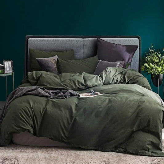 King Size Ultra Soft Cotton Duvet Cover Set