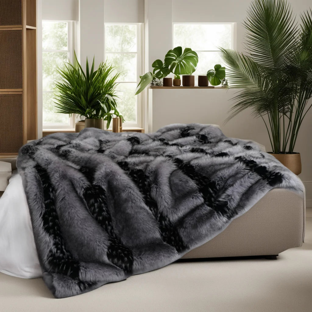 Luxury Soft & Fluffy Faux Fur Versatile Blanket