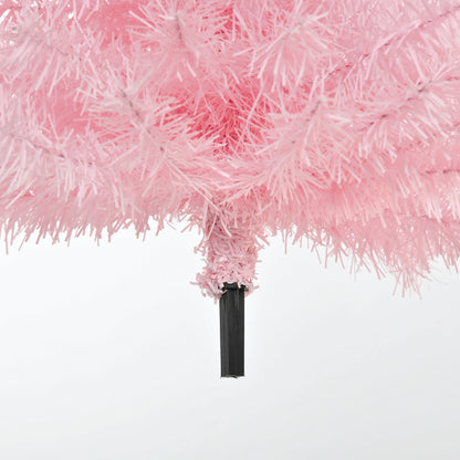 Beautiful 7ft "Pink" Realistic Slim Holiday Tree