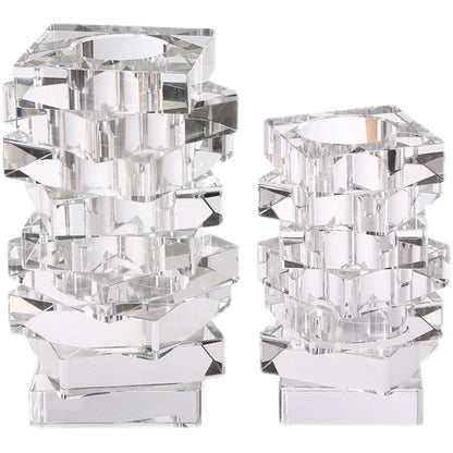 Luxurious Modern Nordic Style Crystal Vase for Living Room