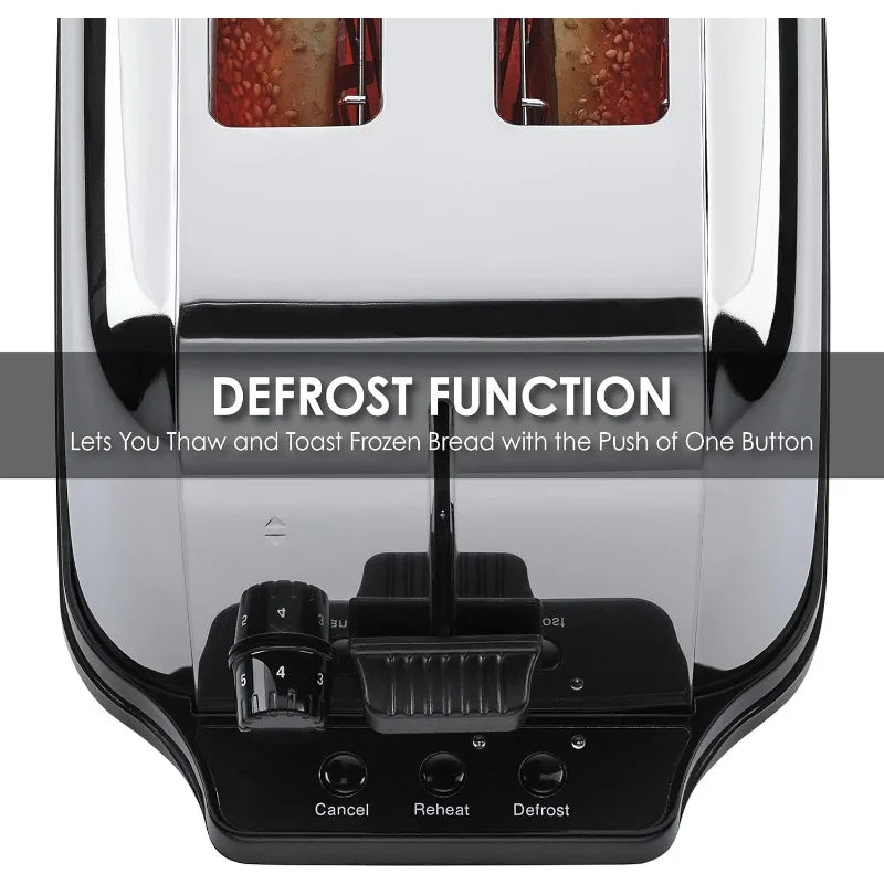 Commercial 4-Slice Extra Long Slot Pop-up Toaster   Light Duty Pop-Up Toaster, 120V, 5-15 Phase Plug