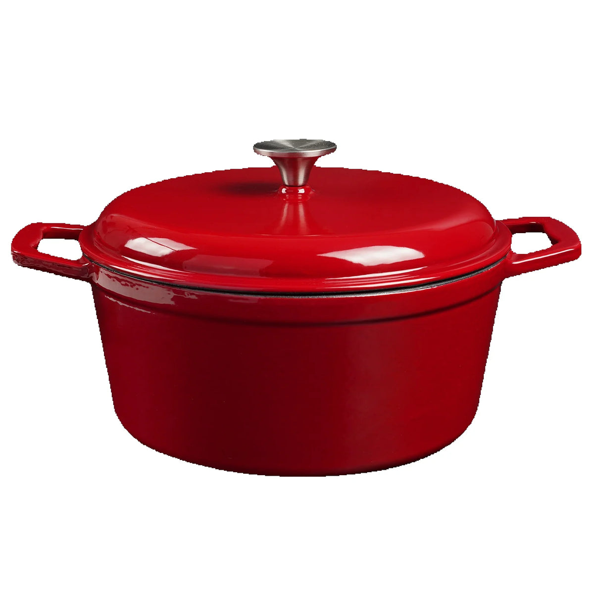 4.75-Quart Enameled Cast Iron Dutch Oven with Lid, Induction & Oven Safe — enameled cast iron dutch oven for one-pot cooking