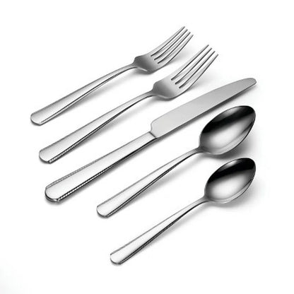 Stainless Steel 42-Piece Flatware Set w/a Mirror Finish