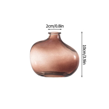 Retro Glass Flower Vase~Available in Three Captivating Colorways