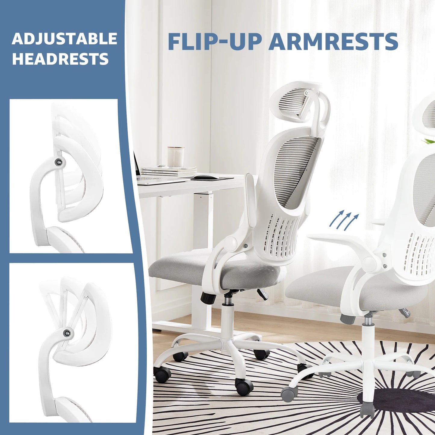 Ergonomic Mesh Office/Computer Desk Chair w/Lumbar Support