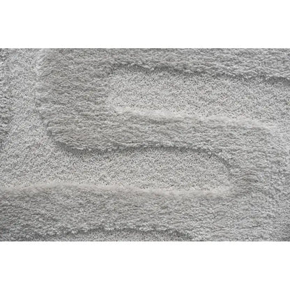 Luna Meara High-Low Gray/White Area Rug