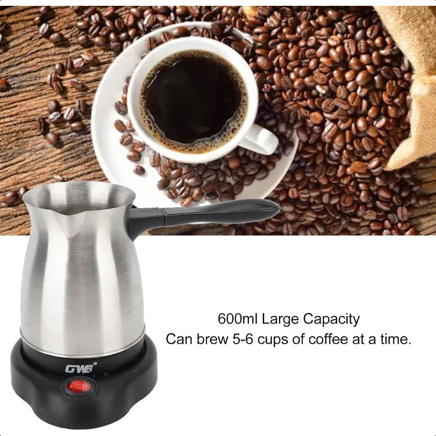 Electric Greek/Turkish 5-Cup Coffee Maker