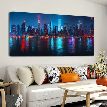 NYC Skyline Canvas Poster Wall Decor