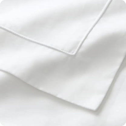 Elegant presentation of the Luxury Egyptian Cotton Duvet Cover Set with 8 interior ties, perfect for a sophisticated bedroom look.