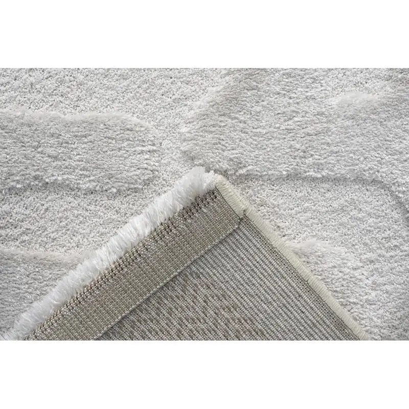 Luna Meara High-Low Gray/White Area Rug