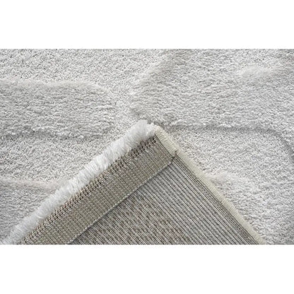 Luna Meara High-Low Gray/White Area Rug