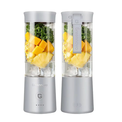 GREENNOVO Portable Blender 500ML - USB Rechargeable Personal Juicer Cup with BPA-free food-grade cup