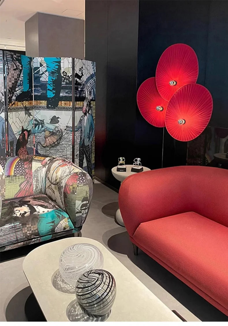 Elegant Modern Triple Floral Floor Lamp showcasing its versatile design options.