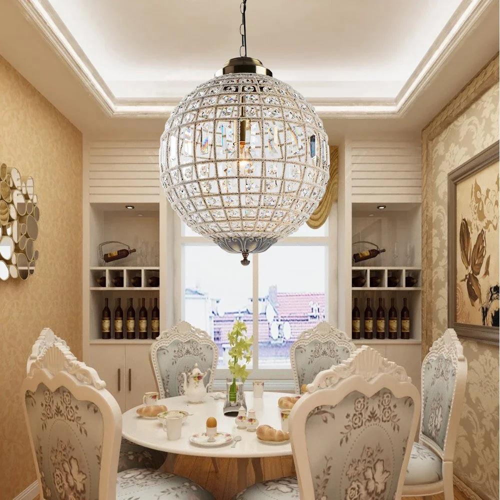 Luxurious Vintage Royal Empire Ball Crystal Chandelier - Timeless vintage crystal chandelier fitting beautifully in any interior.