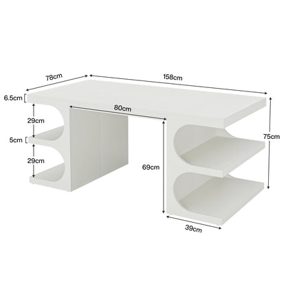 Modern Large Executive Home Office Computer/Writing Desk 

Modern