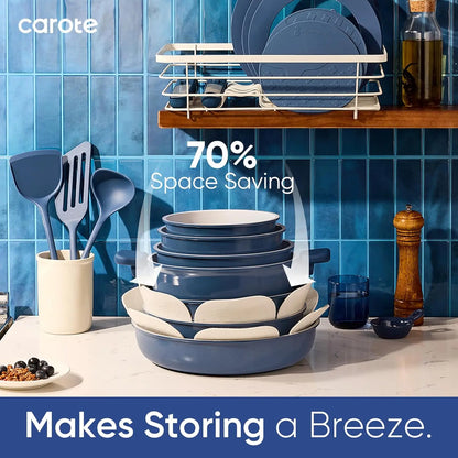 Ultra Durable 25-Piece Ceramic Non-Stick Cookware Set