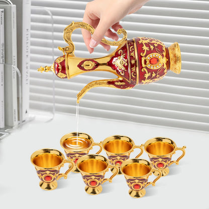Classic Antique Style Turkish Tea Set w/Elegant Shape