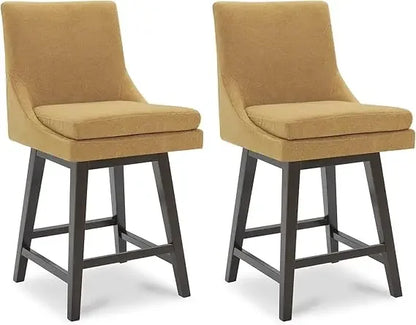 Modern & Stylish Counter Height Swivel Barstools/ Set of 2
