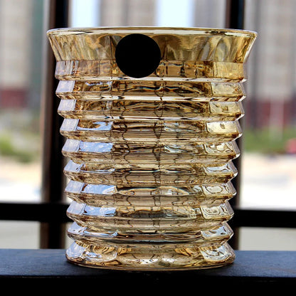 European Style Grotesque Golden Crystal Whisky Glasses