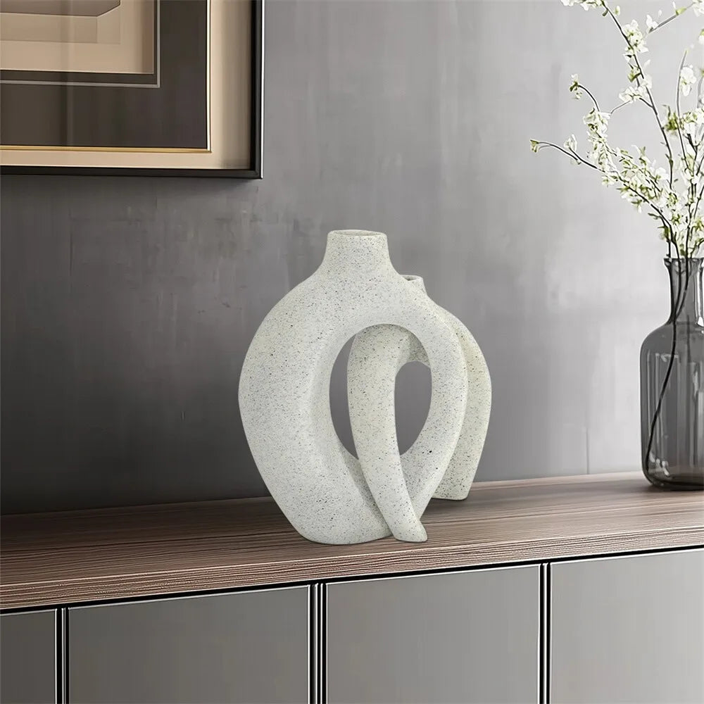 Modern Hollow Snuggle Vase~Set of 2