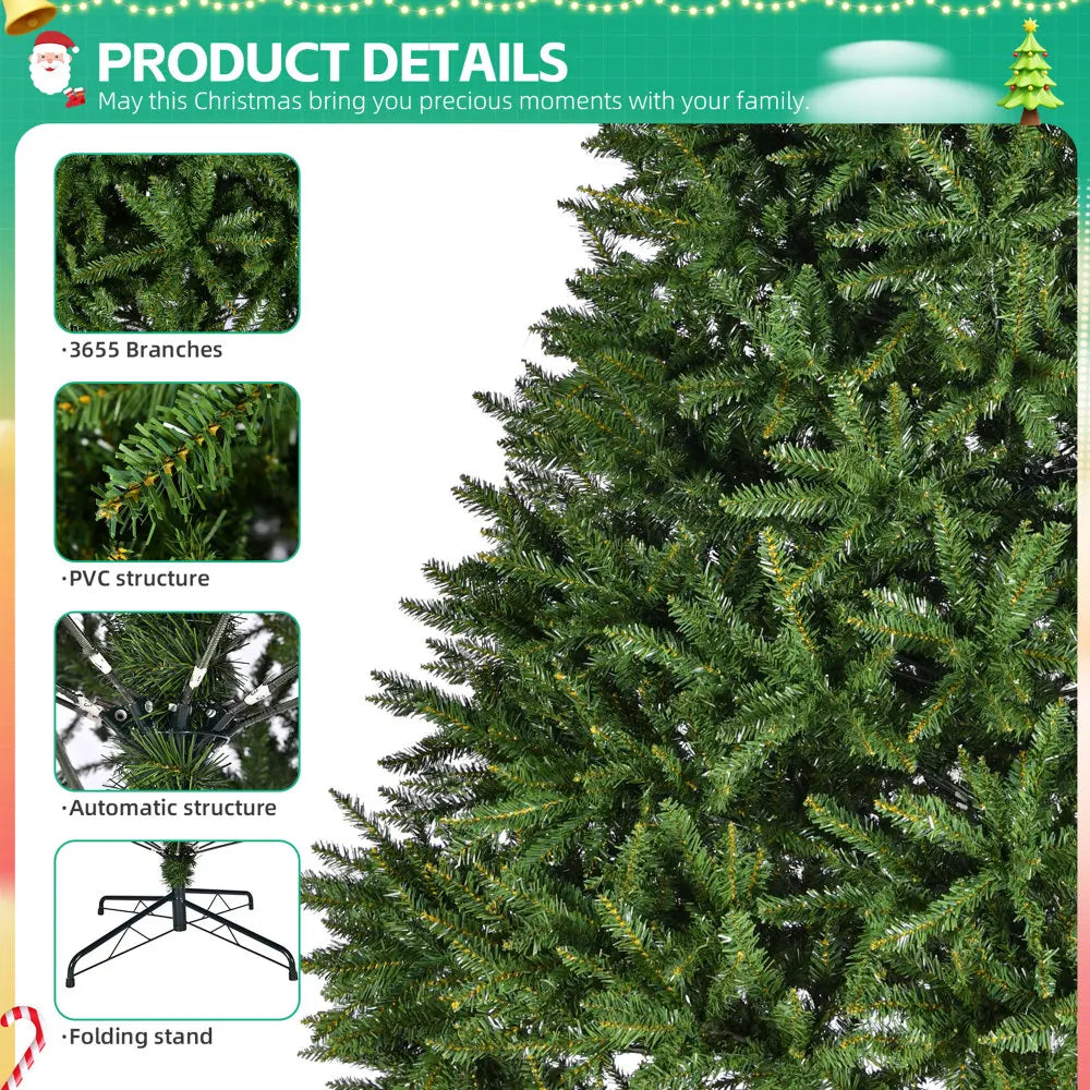 Artificial Hinged 9' Holiday Christmas Tree