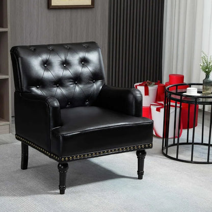 Black Classic Cigar Style Living Room Chair