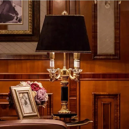 High Quality Modern Table/Floor Lamp~Black/White Lampshade