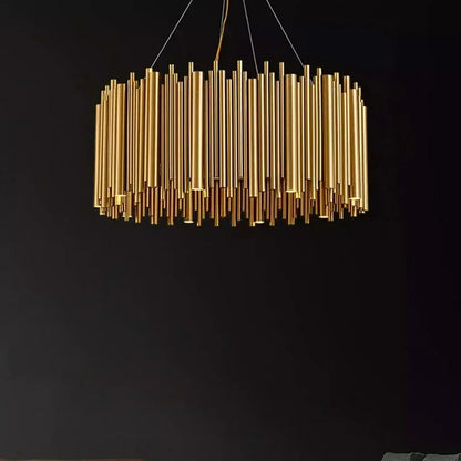 Modern Simple Gold Pendant LED Chandelier