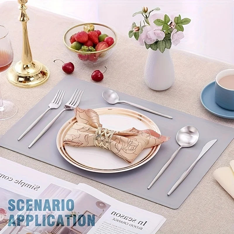 24-Piece Modern Silverware/Flatware Set for 6