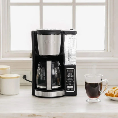 12-Cup Programmable Black Coffee Maker