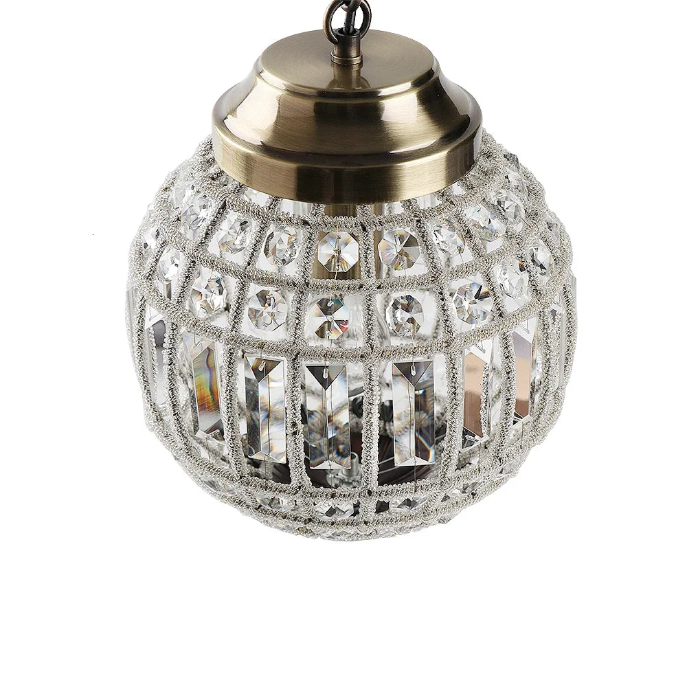 Luxurious Vintage Royal Empire Ball Crystal Chandelier - Vintage crystal chandelier enhancing the ambiance of a luxurious dining area.