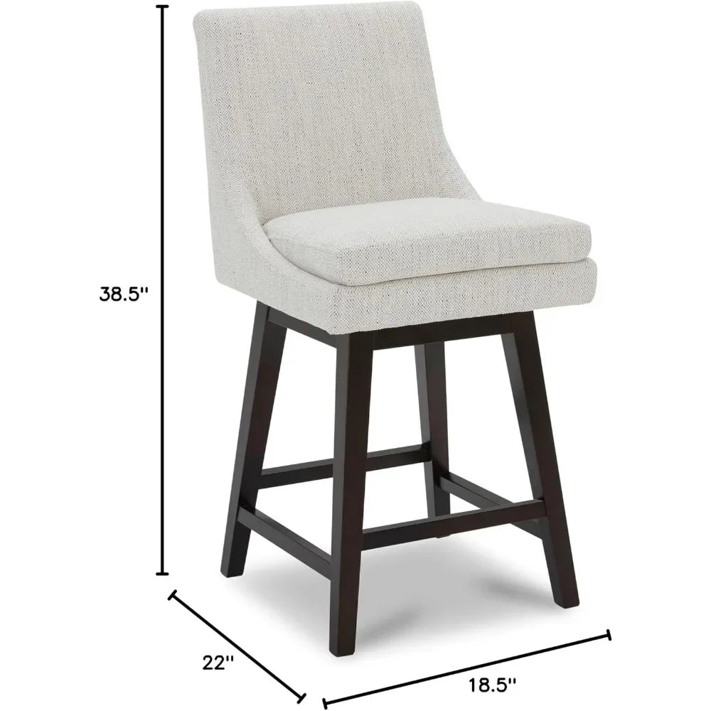 Modern & Stylish Counter Height Swivel Counter Stools/ Set of 2